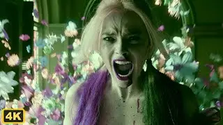 Margot Robbie Harley Quinn Escape Fight Scene | The Suicide Squad 2021