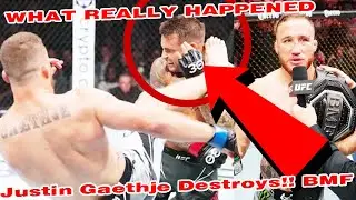 UFC 291: Justin Gaethje Destroy's Dustin Poirier  2 with CRAZY HEADKICK Full Fight Breakdown BMF