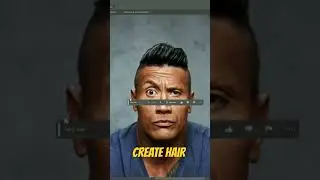 Create Hair Using Generative Fill in Photoshop #tutorials #shorts