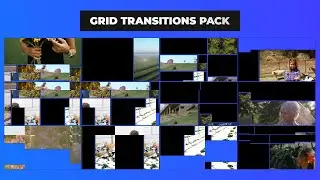 Grid Transitions Pack After Effects Template