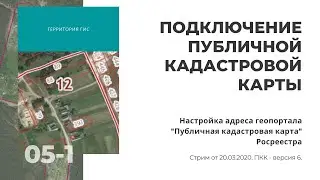 ГИС Панорама 13. Кадастровые работы. - №05-1. Подключение публичной кадастровой карты.