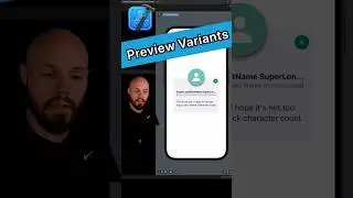 Xcode Tip - Save Time - Preview Variants #iosdeveloper #swift #xcode