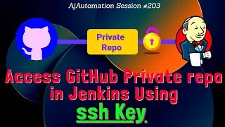 Integrate GitHub Private repo with Jenkins using ssh key | Add Credentials in Jenkins with ssh key