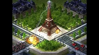 Red alert 2 - Eiffel tower of France vs 7 Brutal enemy