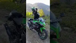 Ninja 300 riding#biker #kawasakininja