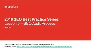 Pepperjam: SEO Best Practices - 50 Questions to Answer in A Full SEO Audit