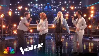 Coaches Niall, John, Reba and Gwen Perform 