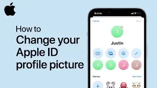 How To Change Your Apple ID Profile Picture