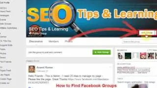 How to Find a Specific Facebook Groups IF you DO Know the Specific Name of a Group1