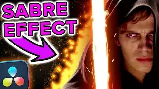 SABRE EFFECT TUTORIAL *EASY* Davinci Resolve