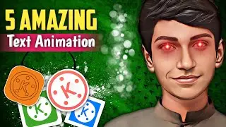 5 Amazing Text Animation For Beginner || Kinemaster Very Helpful Effects & Animation
