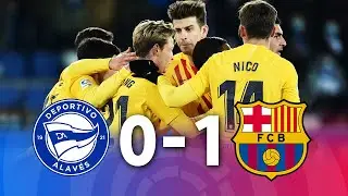 Deportivo Alaves vs Barcelona [0-1], La Liga 2022 - MATCH REVIEW