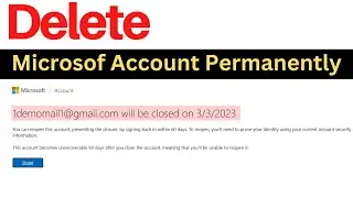 How to Delete Microsoft Account Permanently