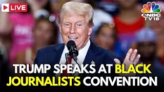 Trump LIVE: Donald Trump Addresses the National Association of Black Journalists | USA News | N18G