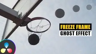 How to make the FREEZE FRAME GHOST EFFECT in Davinci Resolve 18 | Tutorial