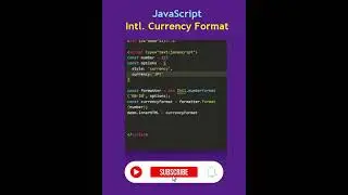 Currency Format - Intl S04 