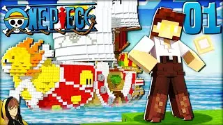 OUR PIRATE JOURNEY BEGINS!?! | Minecraft [One Piece: Butters Bounty] EP 1