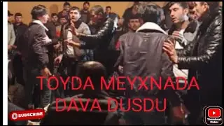 Toyda meyxanada dava dusdu - Baleli sert cabab verdi