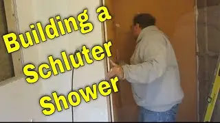 Tile shower installation. Schluter systems shower what you need to know
