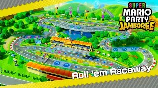 Super Mario Party Jamboree - Roll 'em Raceway (Mario Party Mode)