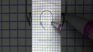 Как нарисовать Итачи на столбе по клеточкам часть1