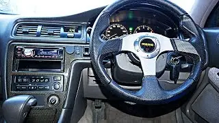 Спортивный руль MOMO на Toyota Mark II Тойота Марк 2