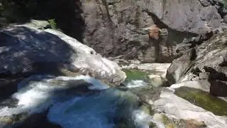 ride to drone waterfall
