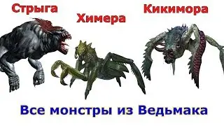 Ведьмак – сравнение всех монстров