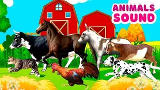 Farm animal sounds Farm animals for kids Learn Farm animals Cow Horse