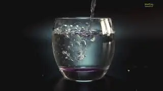 Intro Template Water Pouring on Glass Motion Effect | Intro Template