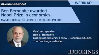 Ben Bernanke awarded Nobel Prize in economics