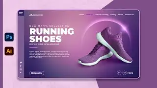 Website UI Design in Photoshop | UI Design Tutorial