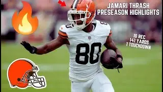 WR Jamari Thrash FULL Preseason Highlights 👀🔥|| NFL Preseason 2024 ||