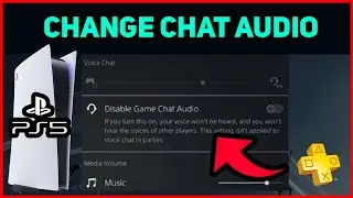 PS5 HOW TO CHANGE CHAT AUDIO EASY NEW!