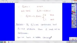 Sequence of functions: pointwise and uniform convergence
