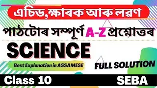 Class 10 Science CHAPTER 2 Question Answer in Assamese | SEBA | Let's Approach