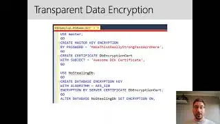 Getting To Know SQL Server Encryption Capabilities