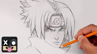 How To Draw Sasuke | Naruto