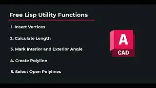 AutoCAD Lisp Routines | Enhance Your Drafting with Free Utility Functions related to Polylines