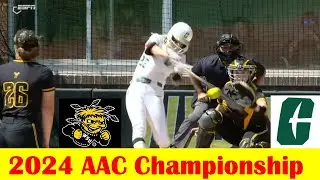 Charlotte vs Wichita State Softball Game Highlights, 2024 AAC Championship