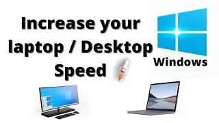 How to increase Laptop, desktop speed || Laptop desktop performance increase trick || Computer trick