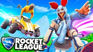 Fortnite Pros try Rocket League (Epic)