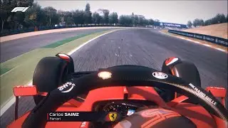 Carlos Sainz's F1 2022 Ferrari F1-75 ONBOARD at BARCELONA | 