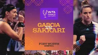 Caroline Garcia vs. Maria Sakkari | 2022 WTA Finals Semifinal | Match Highlights