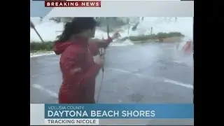 WATCH: Wooden structure swept into surf near Pirate's Cove in Daytona Beach Shores | WFTV