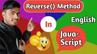 how to reverse array elements in javascript 2019 in English | js tutorials 2019