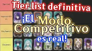 Tier List mejores personajes PARA TORNEOS Genshin Impact (Parche 3.4)