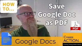 How to save a Google Doc as PDF in less than 10 seconds!