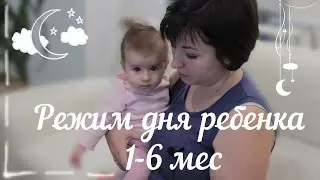 ТИПА VLOG | Режим дня ребенка 1-6 месяцев, как уложить спать и что кушаем.