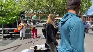 Midnight Removalists at the 2022 ANBC Braddon Busking Festival